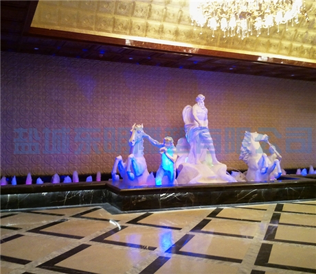 喷泉水景